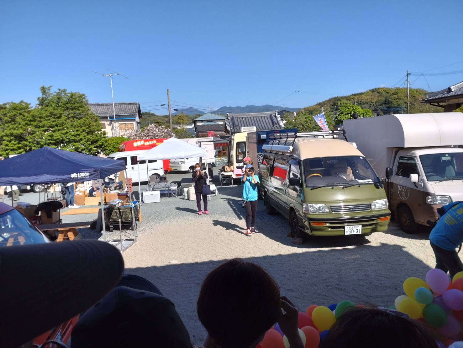 氷川町西福寺ご縁マルシェ風景です